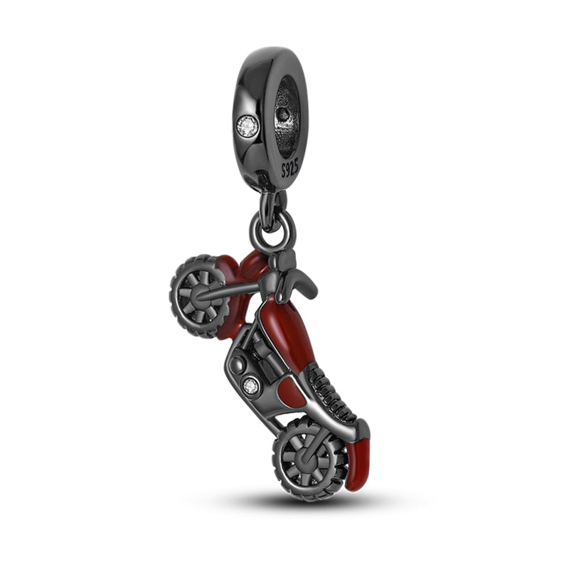 Red Motorcycle Charm