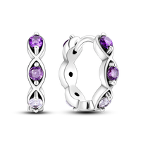 Thumbnail for Amethyst Eye Earrings