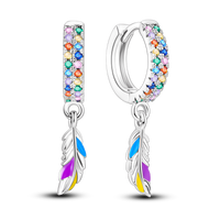 Thumbnail for Dreamcatcher Feather Earrings