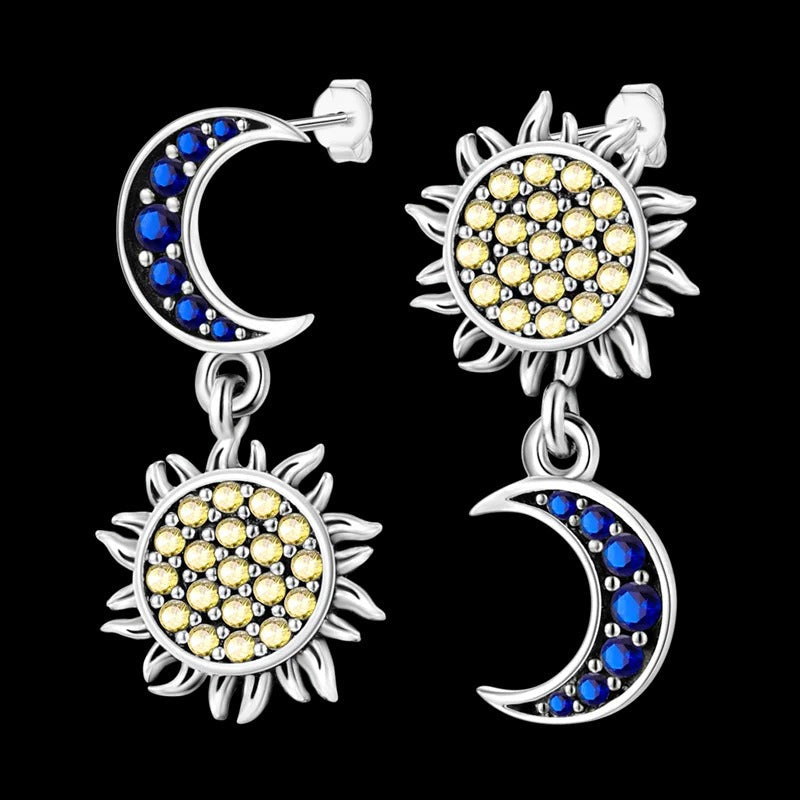 Sun and Moon Earrings