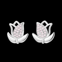 Thumbnail for White Tulip Earrings