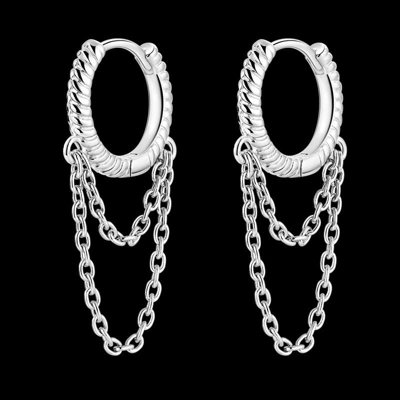 Dangling Chain Earrings