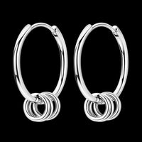 Thumbnail for Polished Triple Hoop Earrings