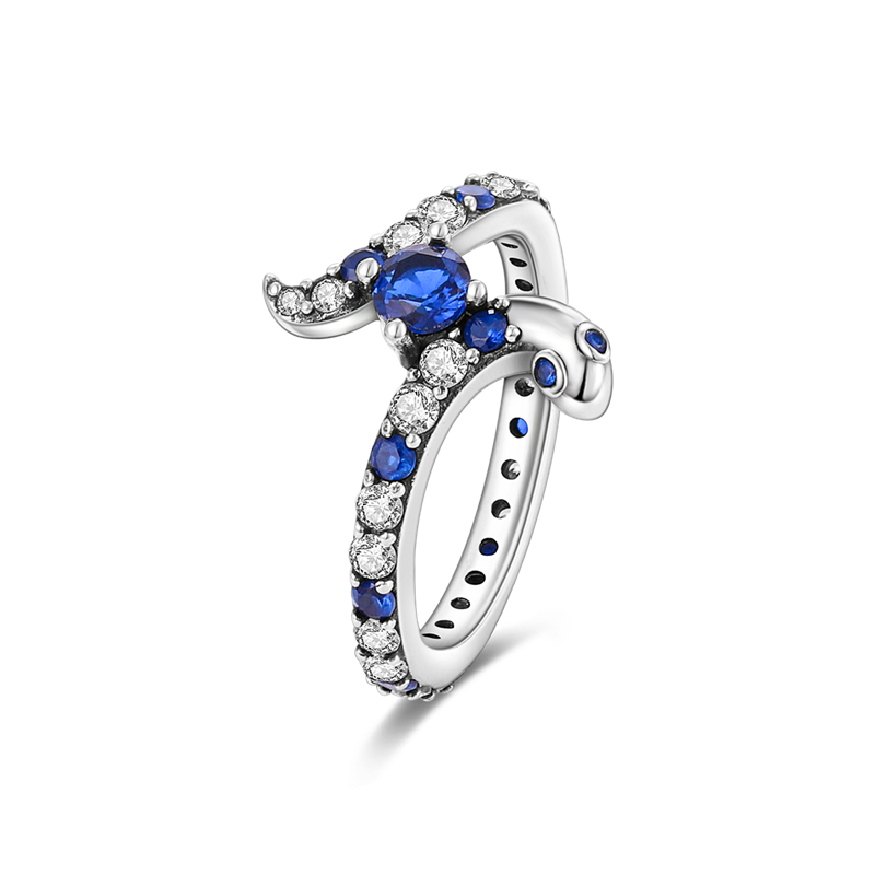 Blue Serpent Ring