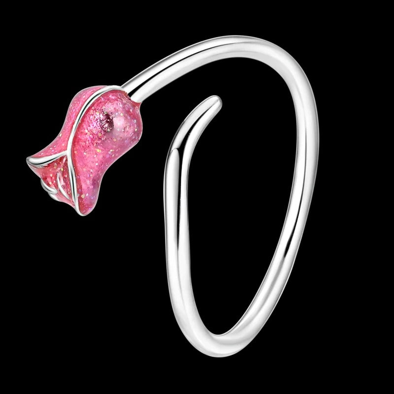 Pink Lily Ring