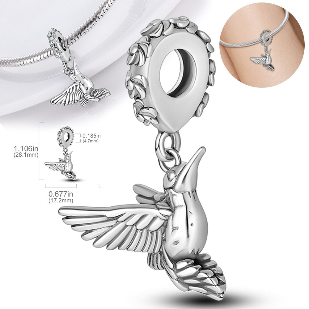 Mystical Hummingbird Charm