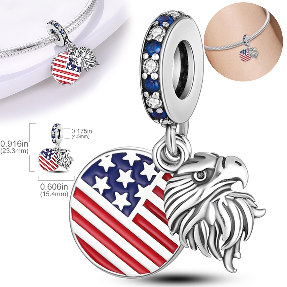 Bald Eagle Charm