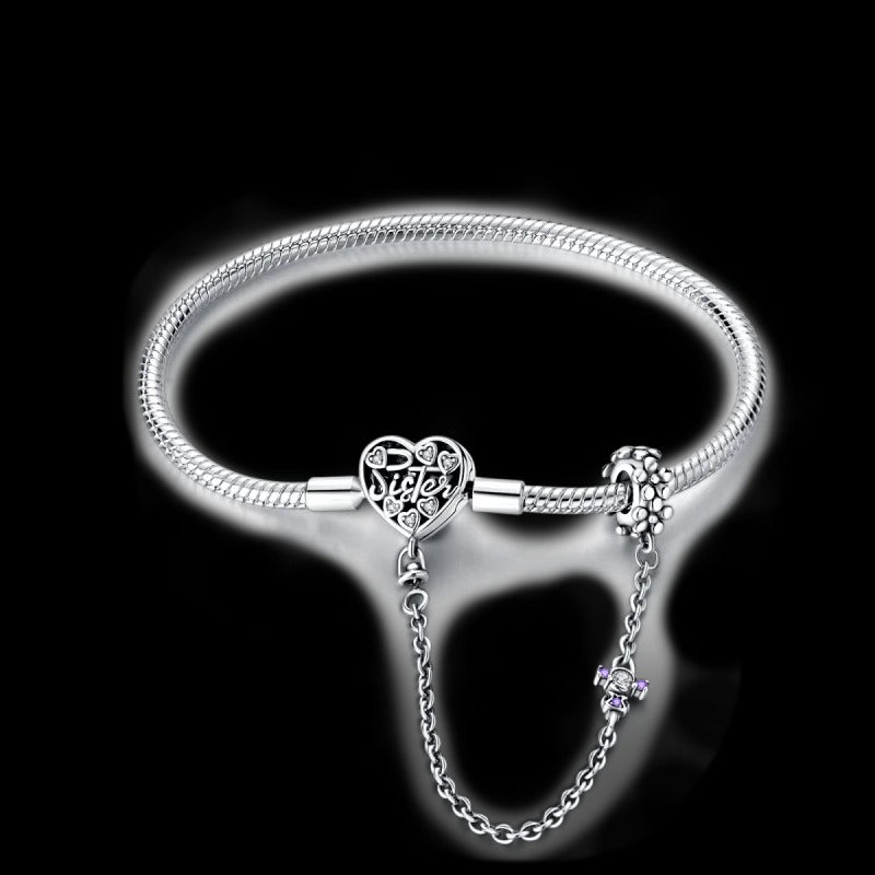 Sister Heart Bracelet