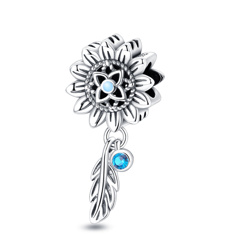 Dreamcatcher Flower Charm