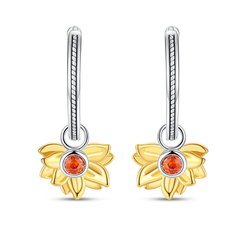 Spring Sunflower Earrings