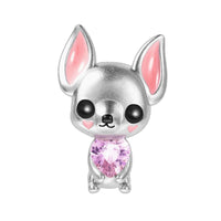 Thumbnail for Chihuahua Puppy and Pink Heart Charm