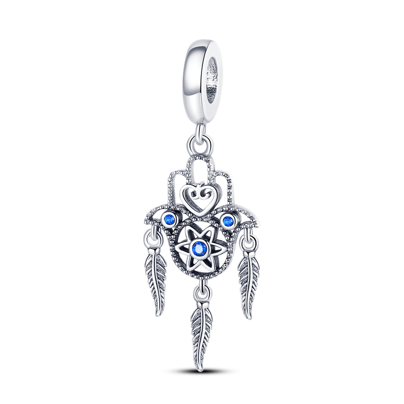 Hamsa Dreamcatcher Charm