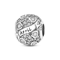 Thumbnail for April Birthstone Sphere Charm