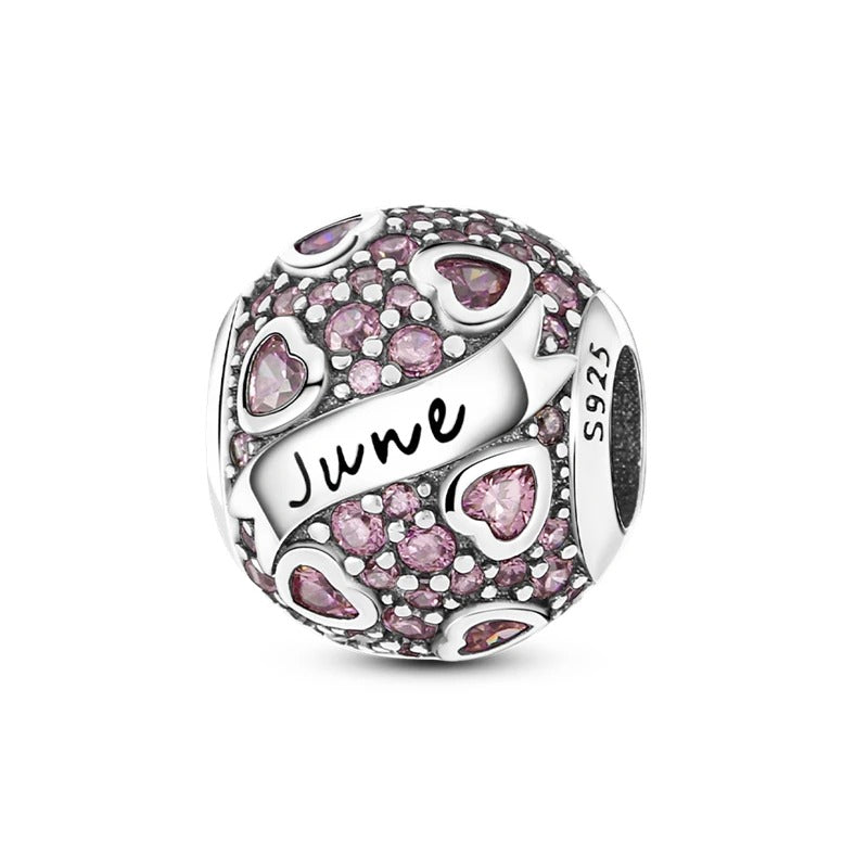 June Birthstone Sphere Charm