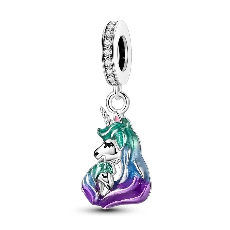 Unicorn Family Charm