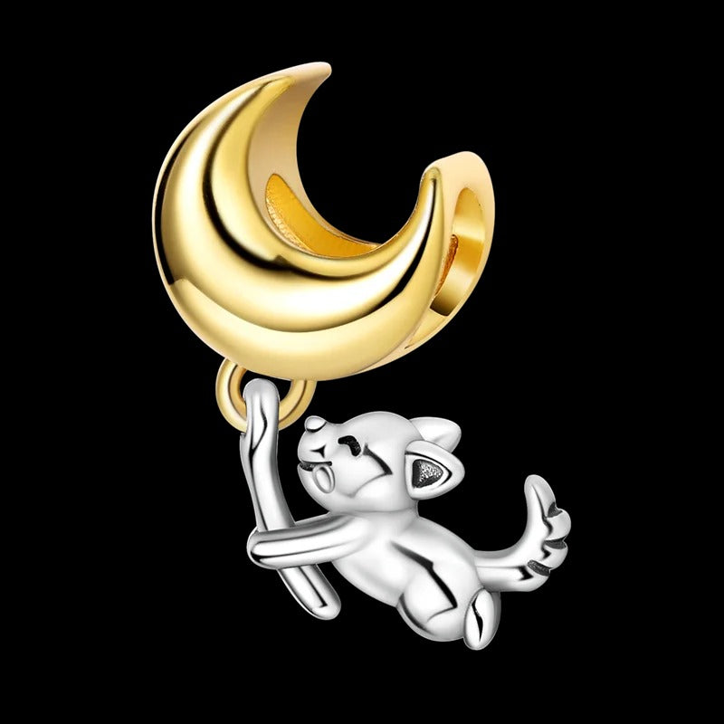 Moon and Puppy Charm