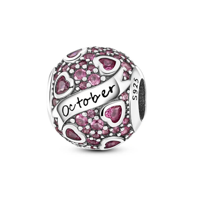 October Birthstone Sphere Charm