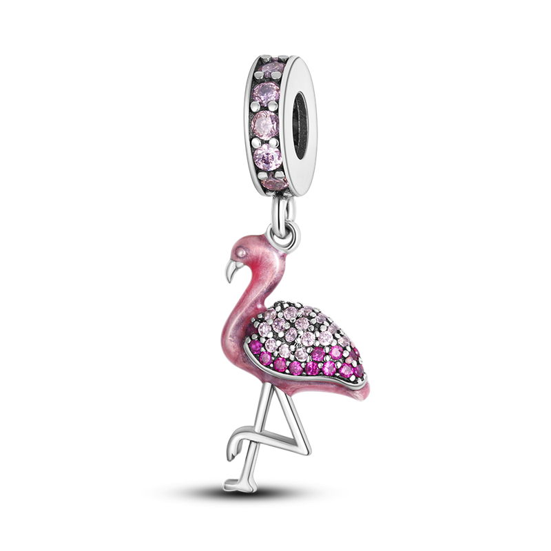 Pink Flamingo Charm