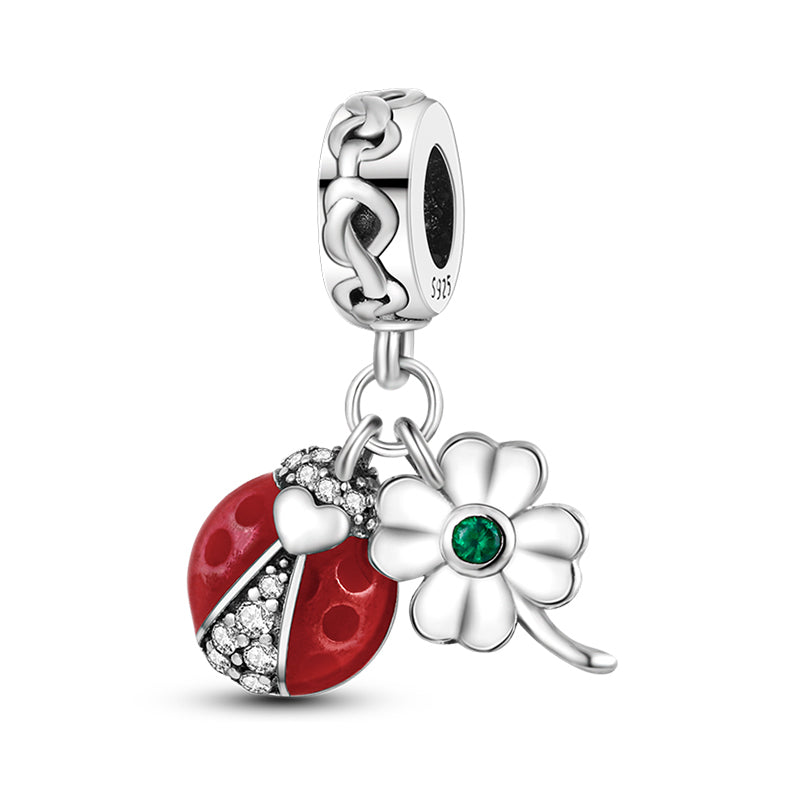 Ladybug and Clover Charm