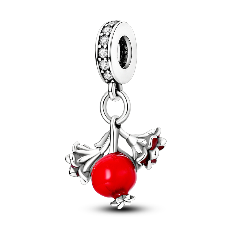 Pomegranate and Flowers Charm