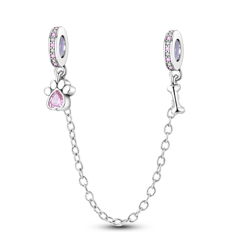 Pet Security Chain "Pink Heart"