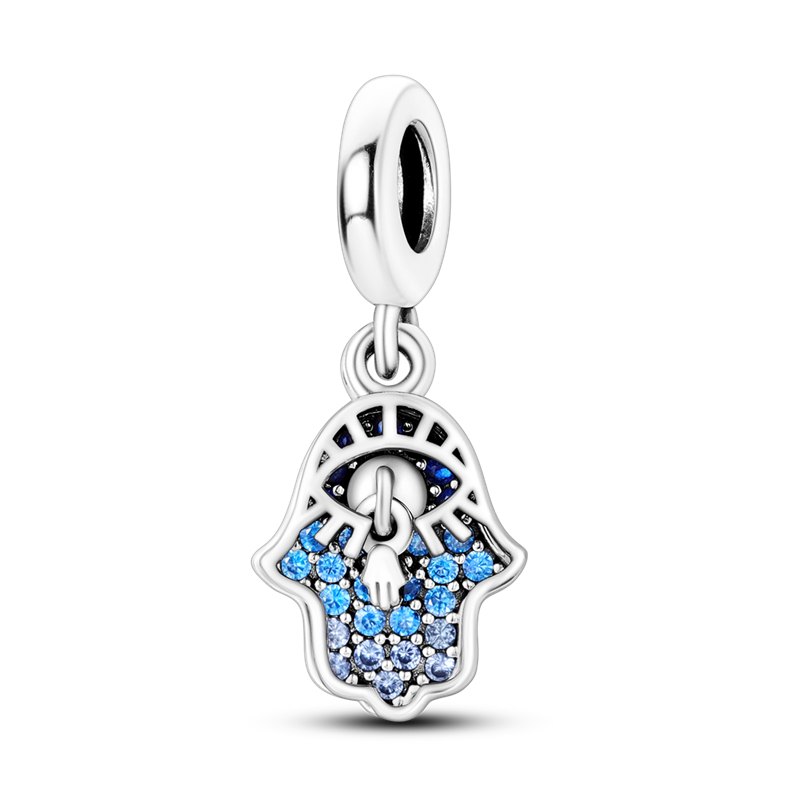 Blue Hamsa Charm