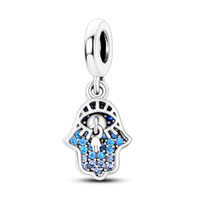 Thumbnail for Blue Hamsa Charm