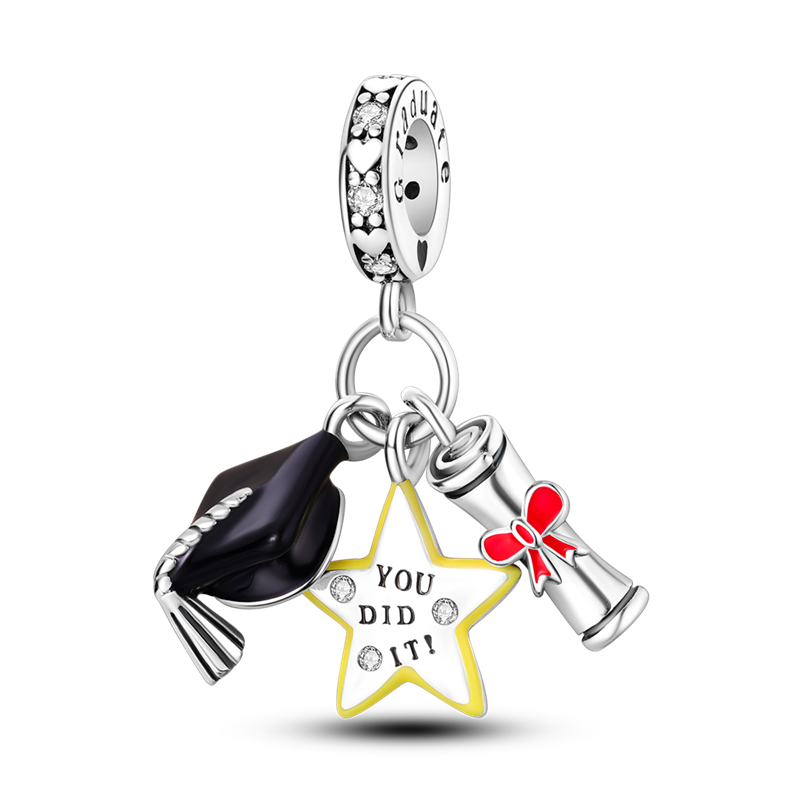 Graduation "You Did It" Charm