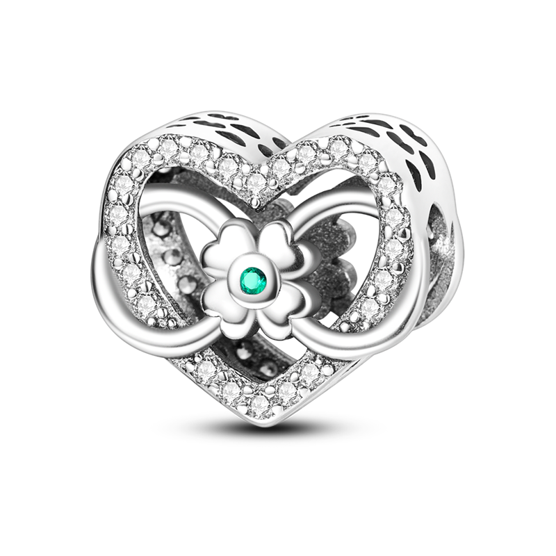 Infinity Clover Charm