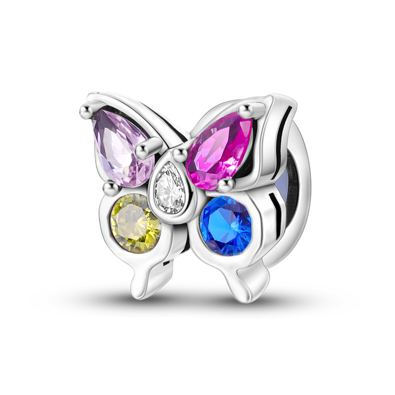 Magic Stones Butterfly Charm