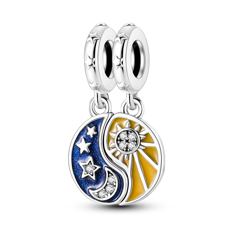 Moon and Sun "Half of Love" Charm