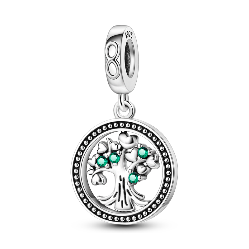 Silver Eternal Love Tree Charm