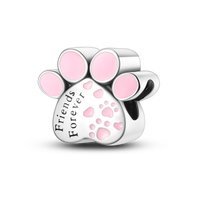 Thumbnail for Pet Pawprint Charm - Friends Forever