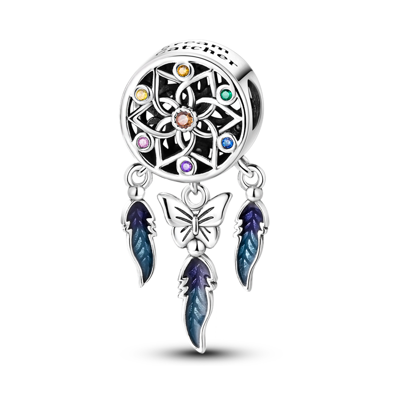 Eternal Butterfly Dreamcatcher Charm