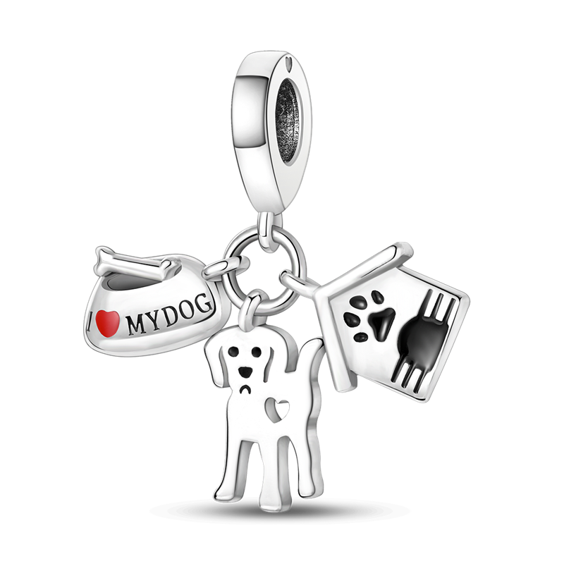 "I Love My Dog" Puppy Charm