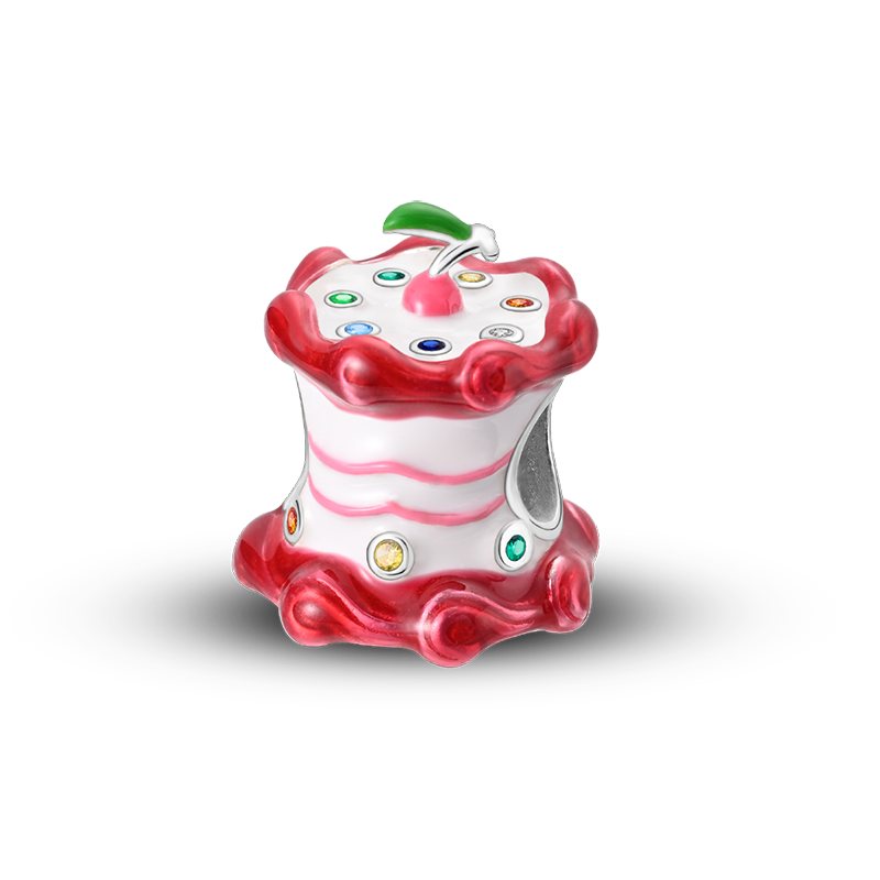 Cherry Cupcake Charm