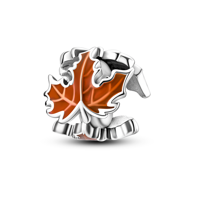 Autumn Leaf Charm