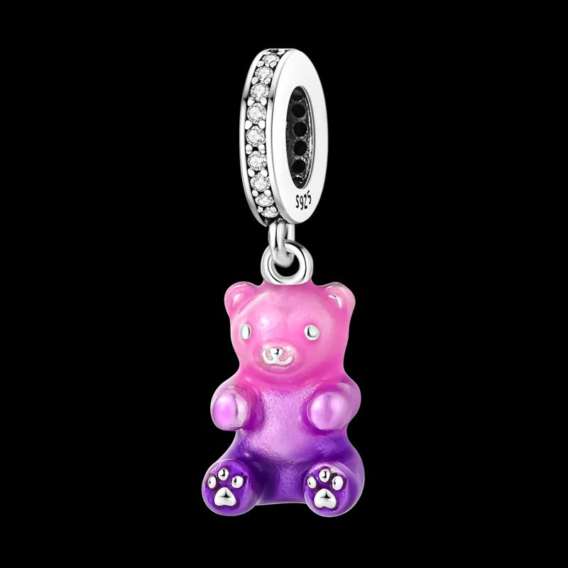 Pink Gummy Bear Charm