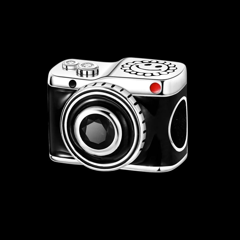 Black Camera Charm