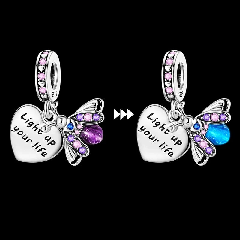 Glowing Firefly "Light Up Your Life" Charm