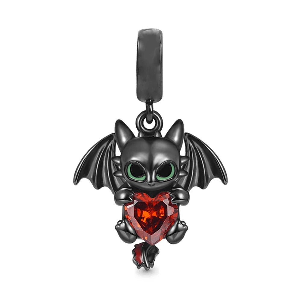 Toothless with Heart Charm