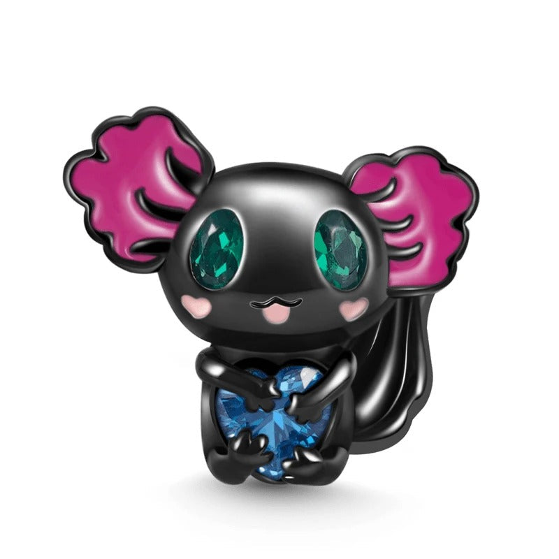 Black Axolotl Charm