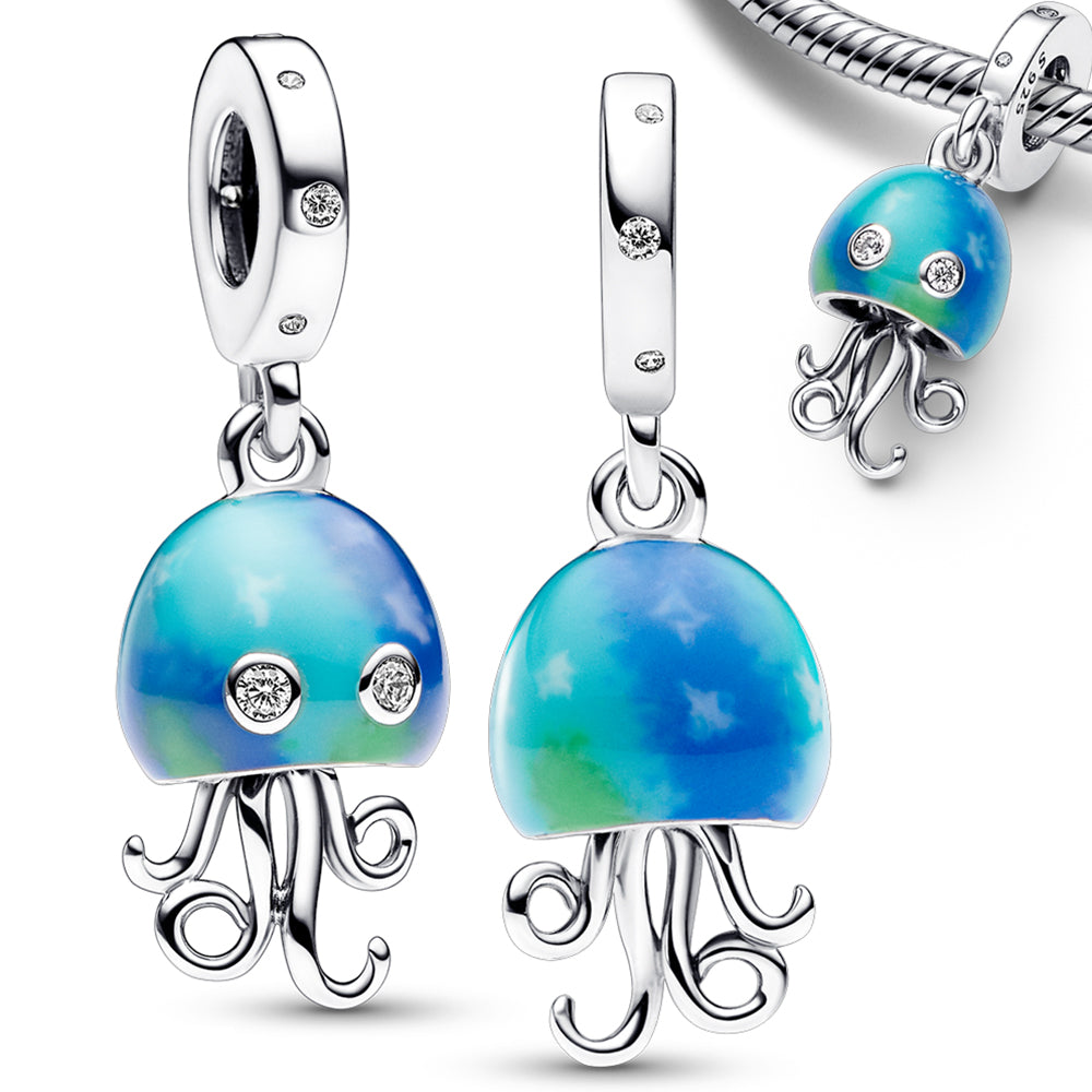 Multicolor Octopus Charm