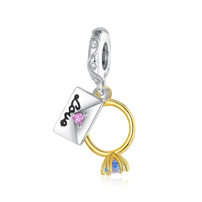 Love Letter and Ring Charm