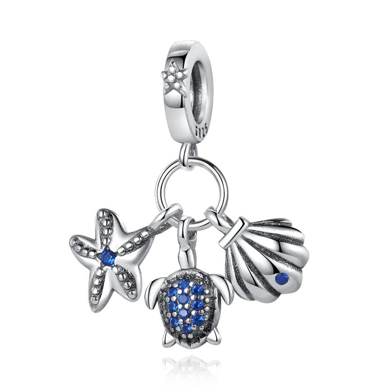 Starfish, Fulfillment Turtle, and Seashell Charm