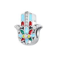 Thumbnail for Floral Hamsa Hand Charm