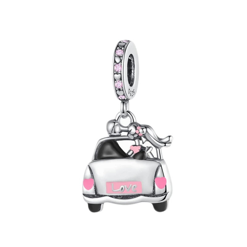 "Just Married" Car Charm