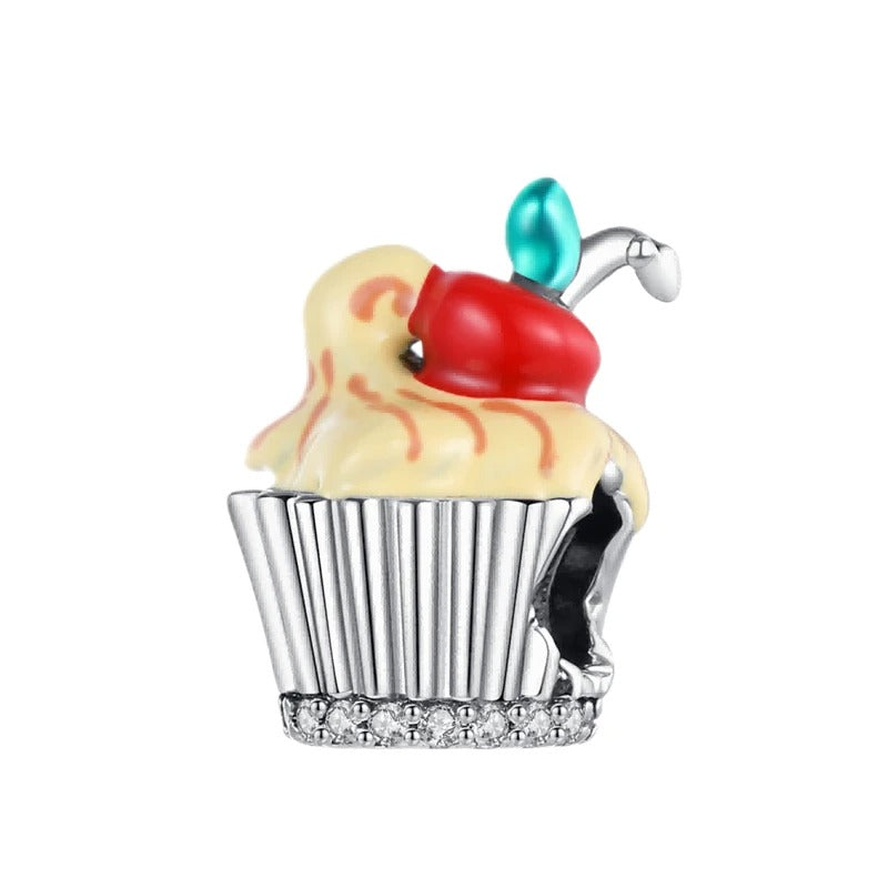 Cherry Cupcake Charm