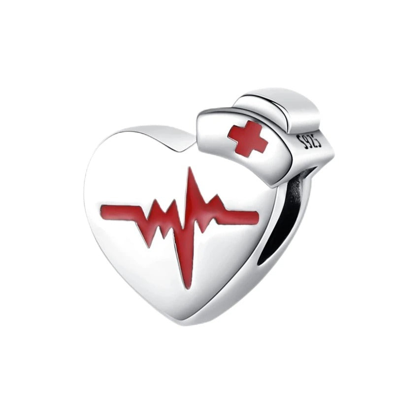 Nurse Heart Charm