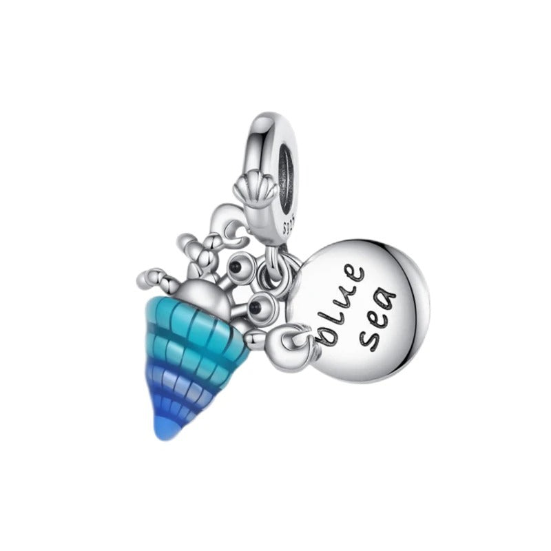 "Blue Crab" Charm "Blue Sea"